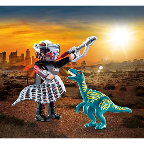 Playmobil DuoPack Velociraptor Med Dinofanger 70693 - Billede 6