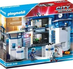Playmobil 6919 City Action Police Headquarter With Prison