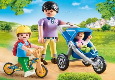 Playmobil 70284 City Life Mor Med Børn - Billede 2