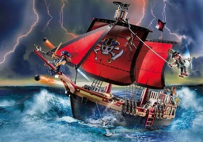 Playmobil 70411 Pirates Dødningehoved-kampskib - Billede 2