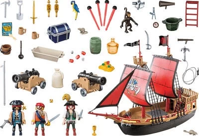 Playmobil 70411 Pirates Dødningehoved-kampskib - Billede 6