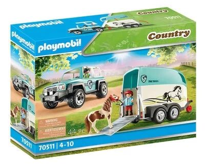 Playmobil 70511 Lastbil Med Ponyanhænger