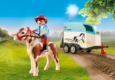 Playmobil 70511 Lastbil Med Ponyanhænger - Billede 3