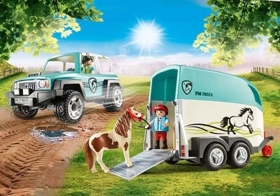 Playmobil 70511 Lastbil Med Ponyanhænger - Billede 4