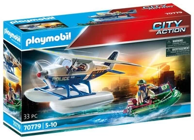 Playmobil 70779 Politi-vandflyver: Smuglerjagt