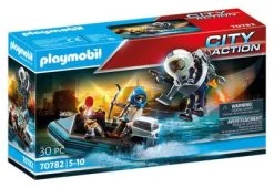 Playmobil 70782 City Action Politi-jetpack: Anholdelse Af Kunsttyven
