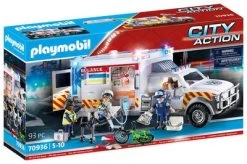 Playmobil 70936 City Action Redningskøretøj: Amerikansk Ambulance
