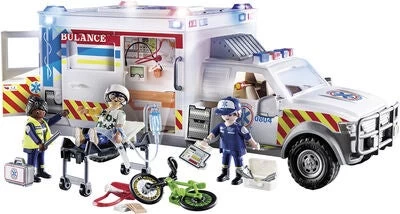 Playmobil 70936 City Action Redningskøretøj: Amerikansk Ambulance - Billede 2