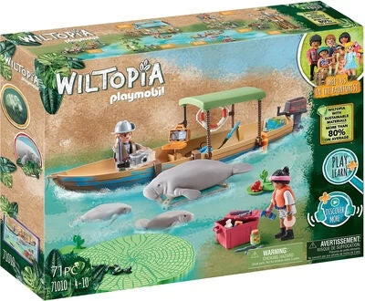 Playmobil 71010 Wiltopia Bådsæt Tur Til Søkøerne