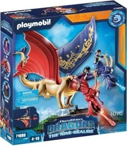 Playmobil 71080 Legesæt Dragons: The Nine Realms Wu & Wei Med Jun