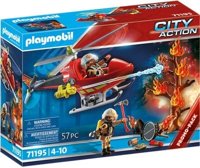 Playmobil City Action Brandhelikopter 71195