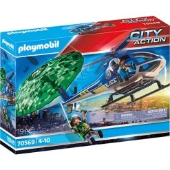 Playmobil Politihelikopter: Faldskskærms-forfølgelse 70569