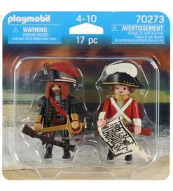Playmobil DuoPack - Piratkaptajn Og Rødjakke - 70273 - 17 Dele