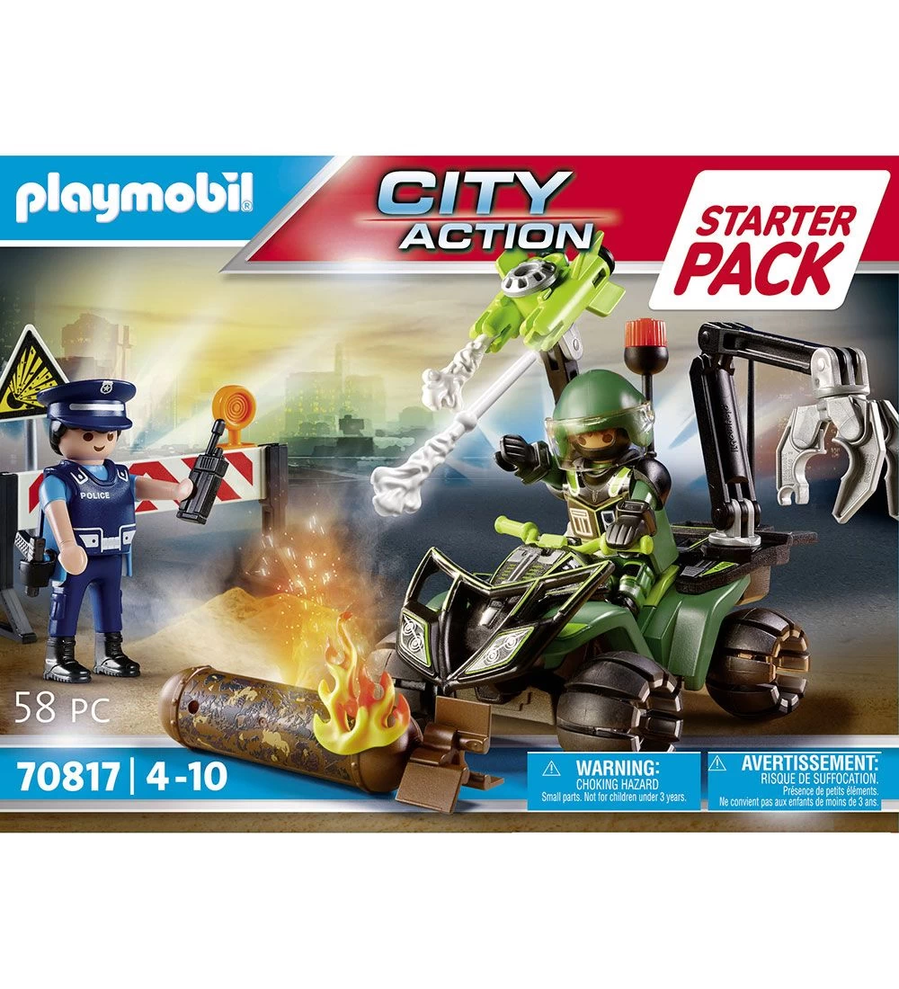 Playmobil City Action - Starter Pack Politi: Faretræning - 70817