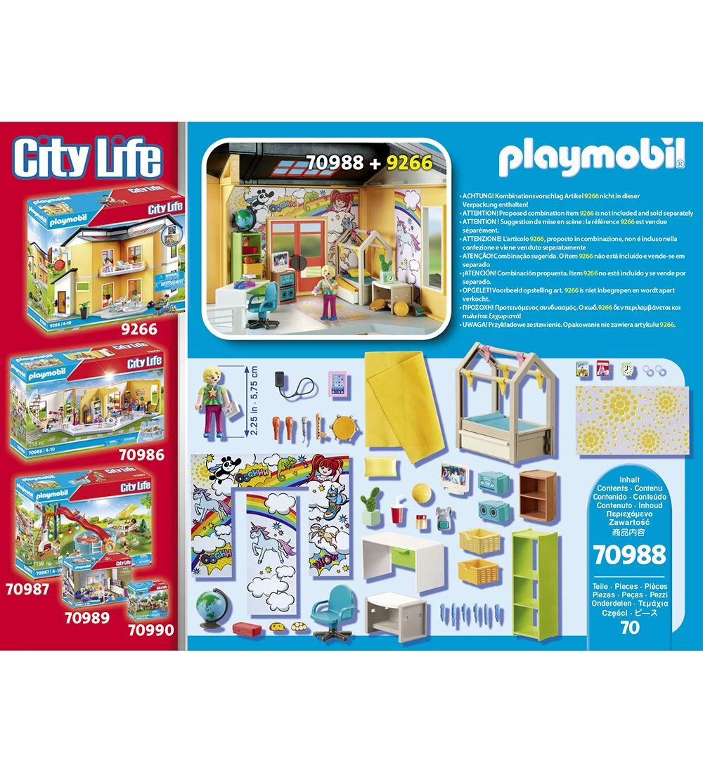 Playmobil City Life - Teenageværelse - 70988 - 70 Dele - Billede 3