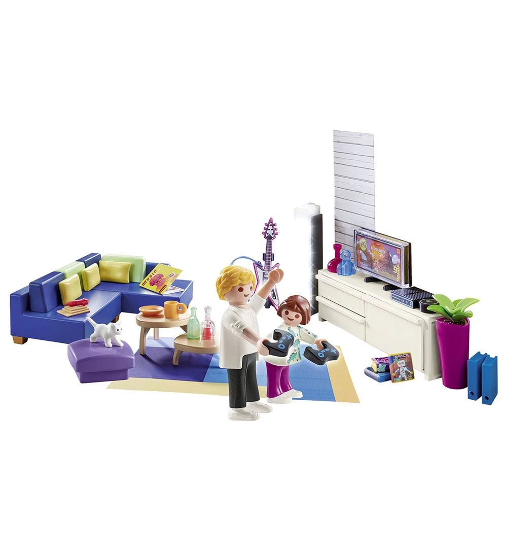 Playmobil City Life - Stue - 70989 - 71 Dele - Billede 2