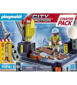Playmobil City Action - Starter Pack Byggeplads Med Hejsespil -