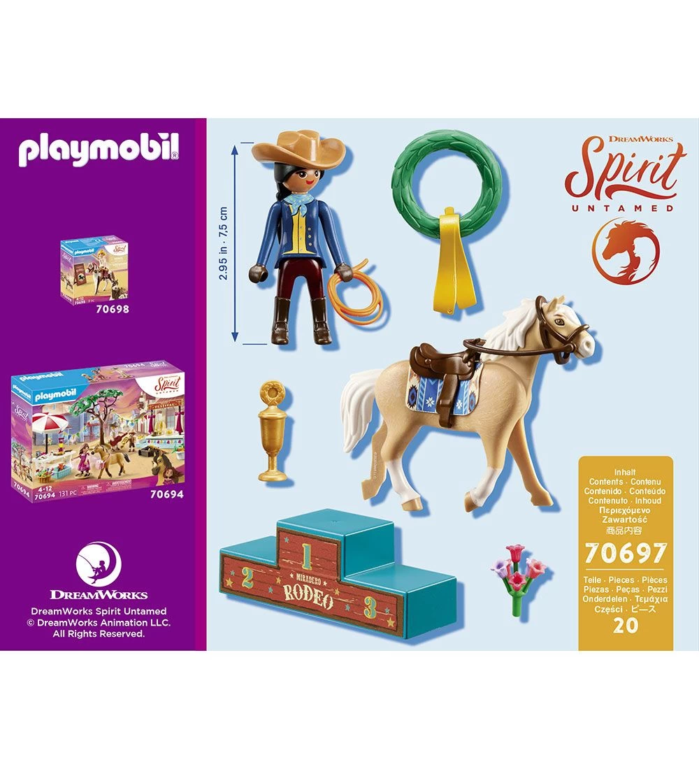 Playmobil Spirit - Rodeo Pru - 70697 - 20 Dele - Billede 3