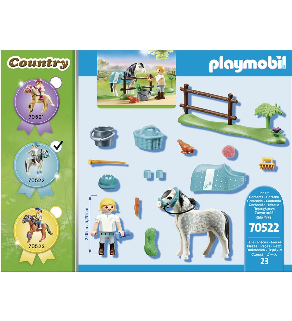 Playmobil Country - Klassisk Pony Samlerobjekt - 70522 - 23 Dele - Billede 2