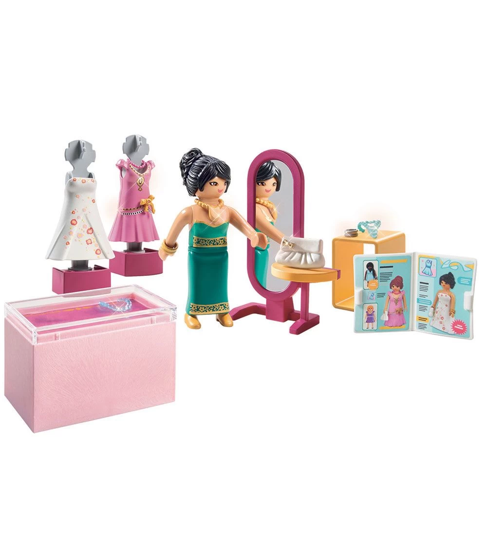 Playmobil City Life - Gavesæt Festlig Modebutik - 70677 - 29 Del - Billede 2