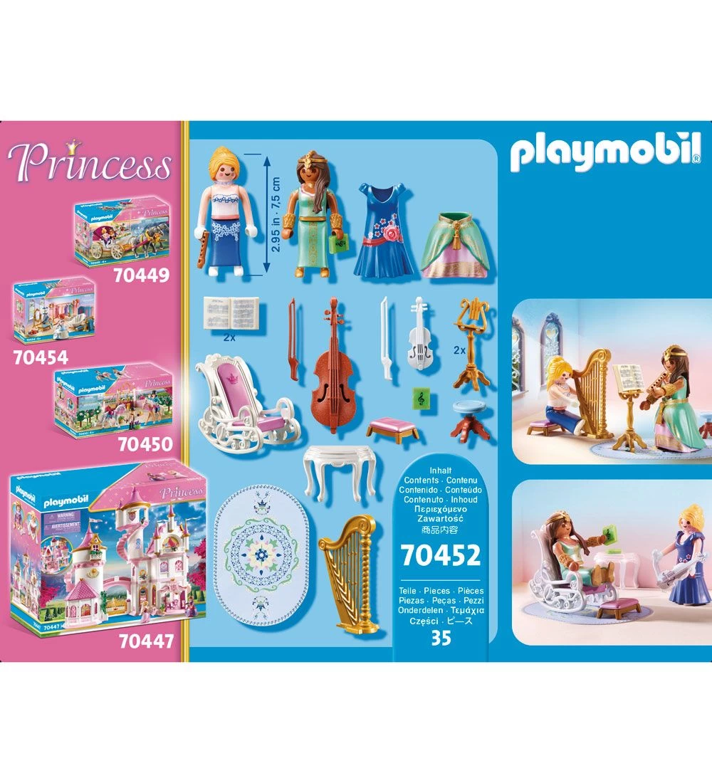 Playmobil Princess - Musikværelse - 70452 - 35 Dele - Billede 3