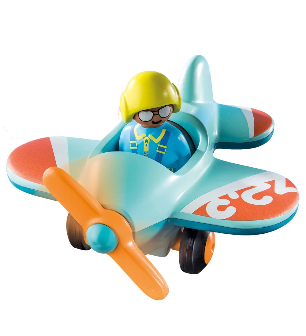 Playmobil 1.2.3 - Flyvemaskine - 71159 - 2 Dele - Billede 3
