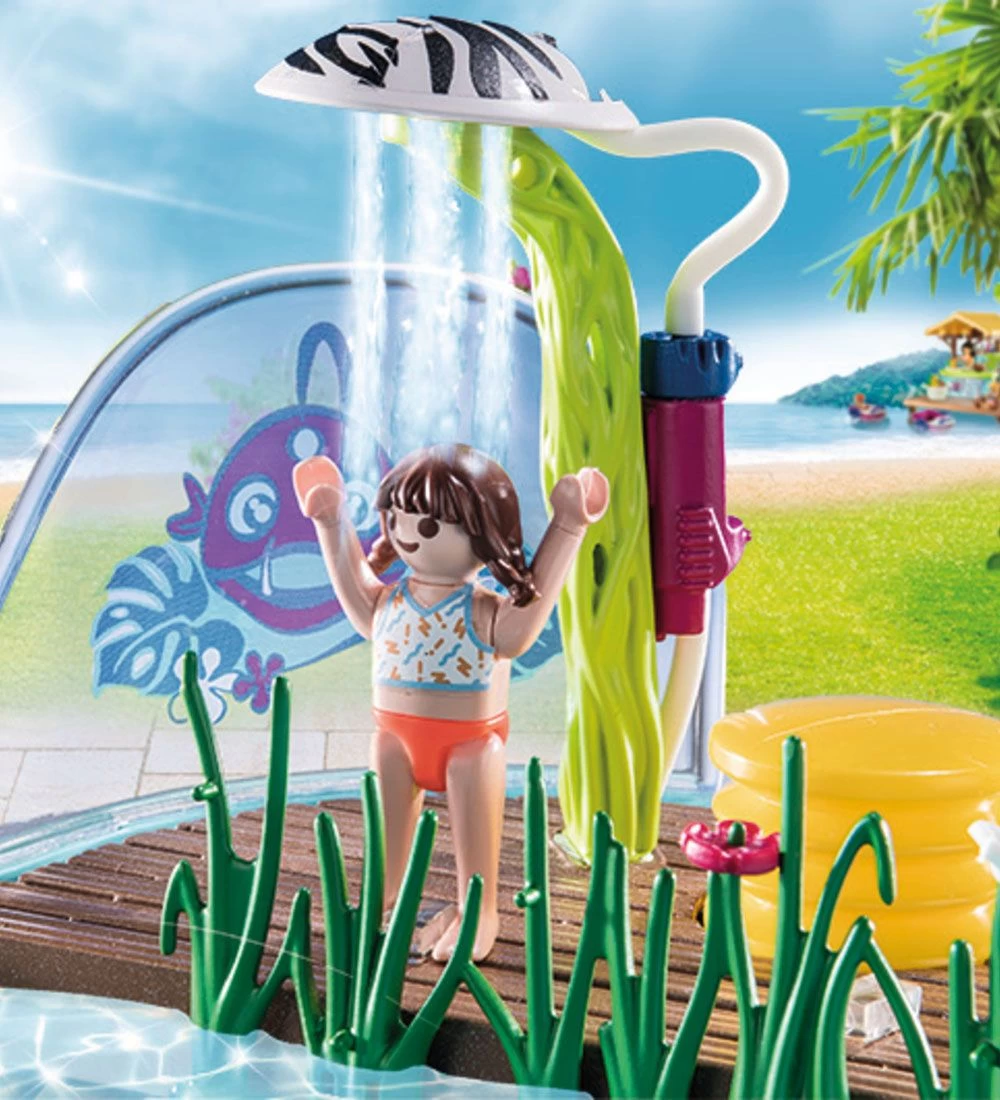 Playmobil Family Fun - Sjov Pool Med Vandpistol - 70610 - 65 Del - Billede 4