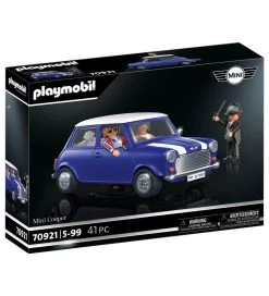 Playmobil - Mini Cooper - Blå - 70921 - 41 Dele