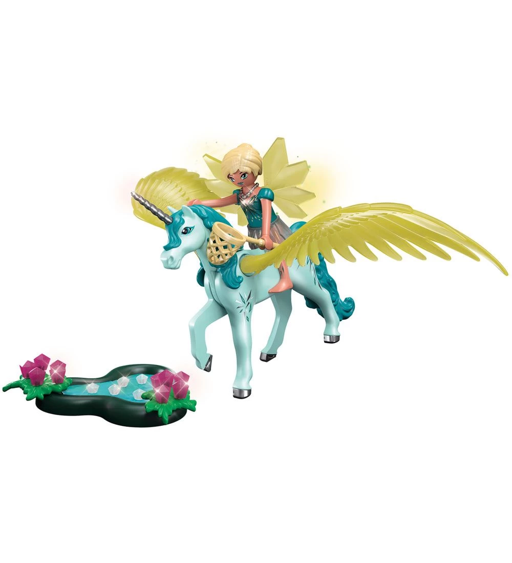 Playmobil Ayuma - Crystal Fairy Med Enhjørning - 70809 - 30 Dele - Billede 2