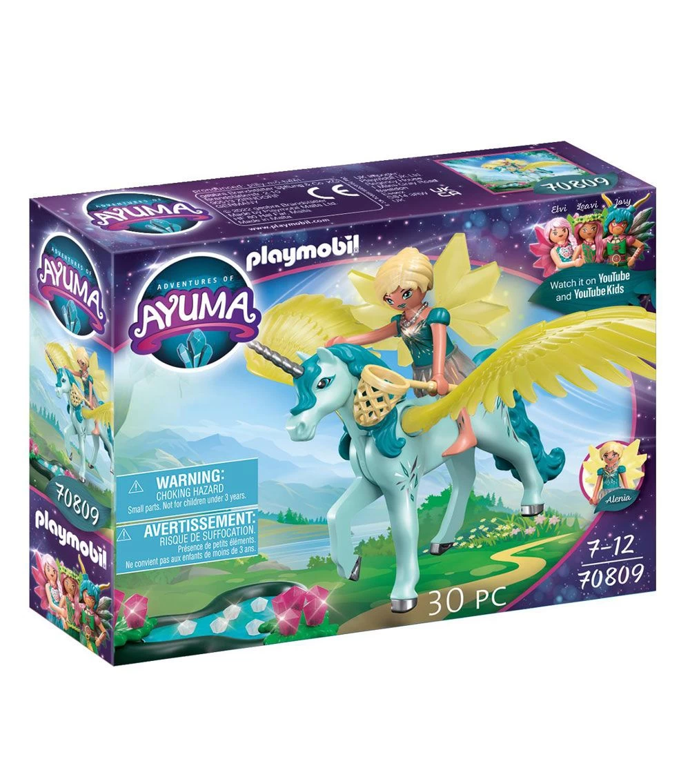 Playmobil Ayuma - Crystal Fairy Med Enhjørning - 70809 - 30 Dele