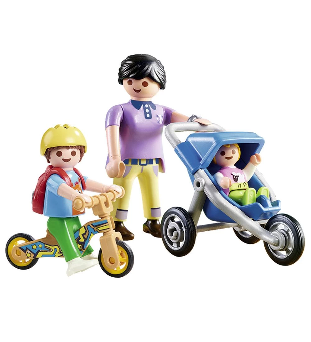 Playmobil City Life - Mor Med Børn - 70284 - 17 Dele - Billede 2
