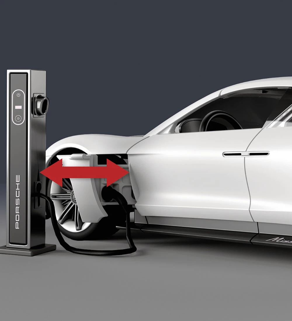 Playmobil Fjernstyret Bil - Porsche Mission E - Hvid - 70765 - 2 - Billede 5