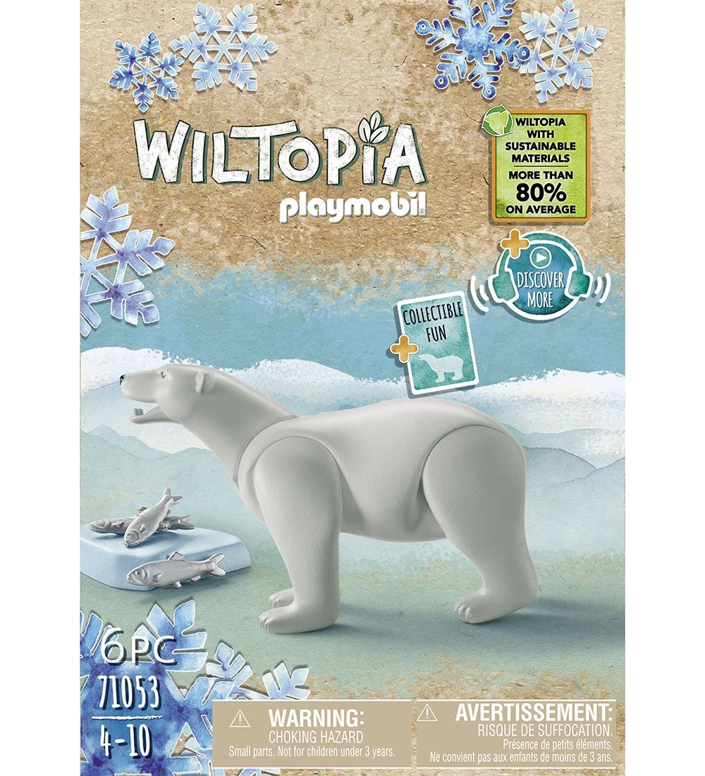 Playmobil Wiltopia - Isbjørn - 71053 - 6 Dele
