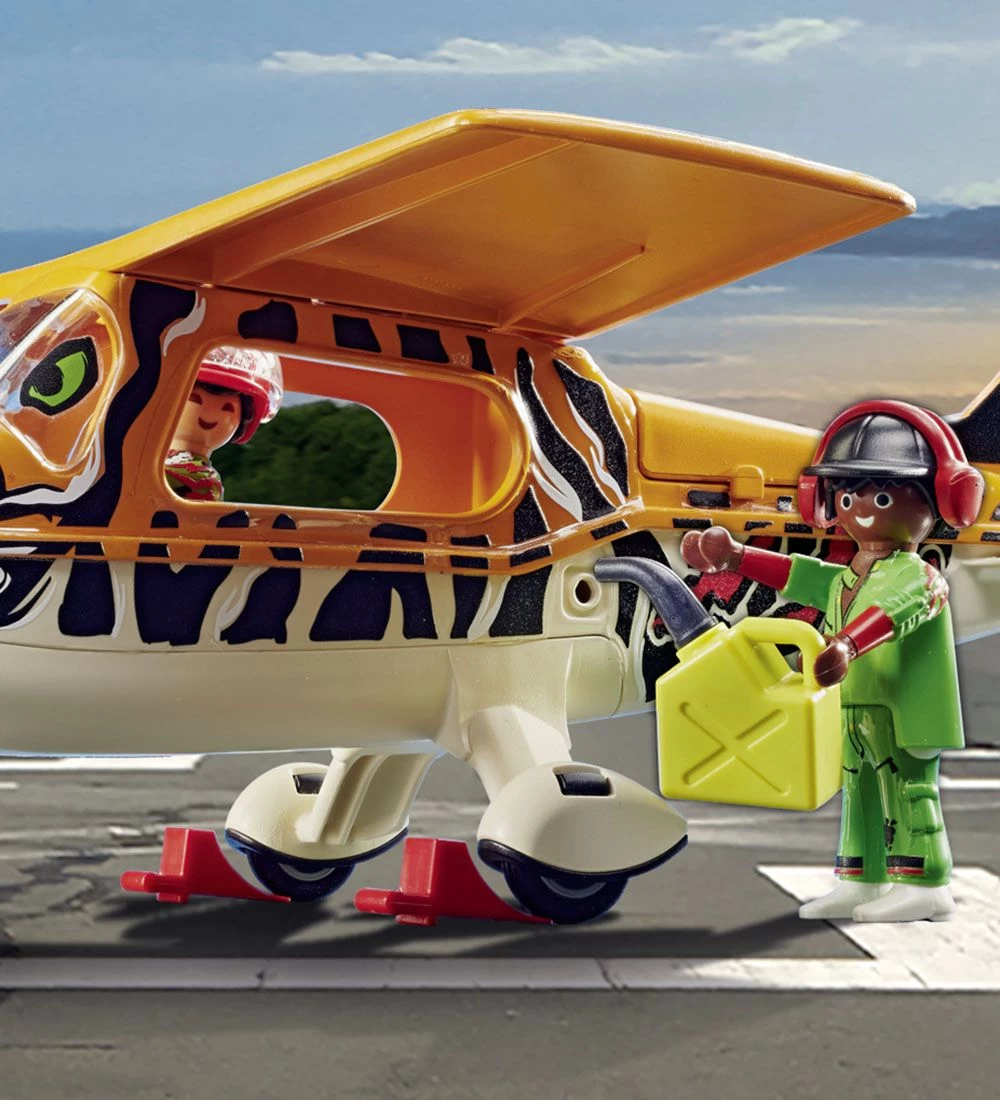 Playmobil Air Stuntshow - Propelflyet Tiger - 70902 - 43 Dele - Billede 5