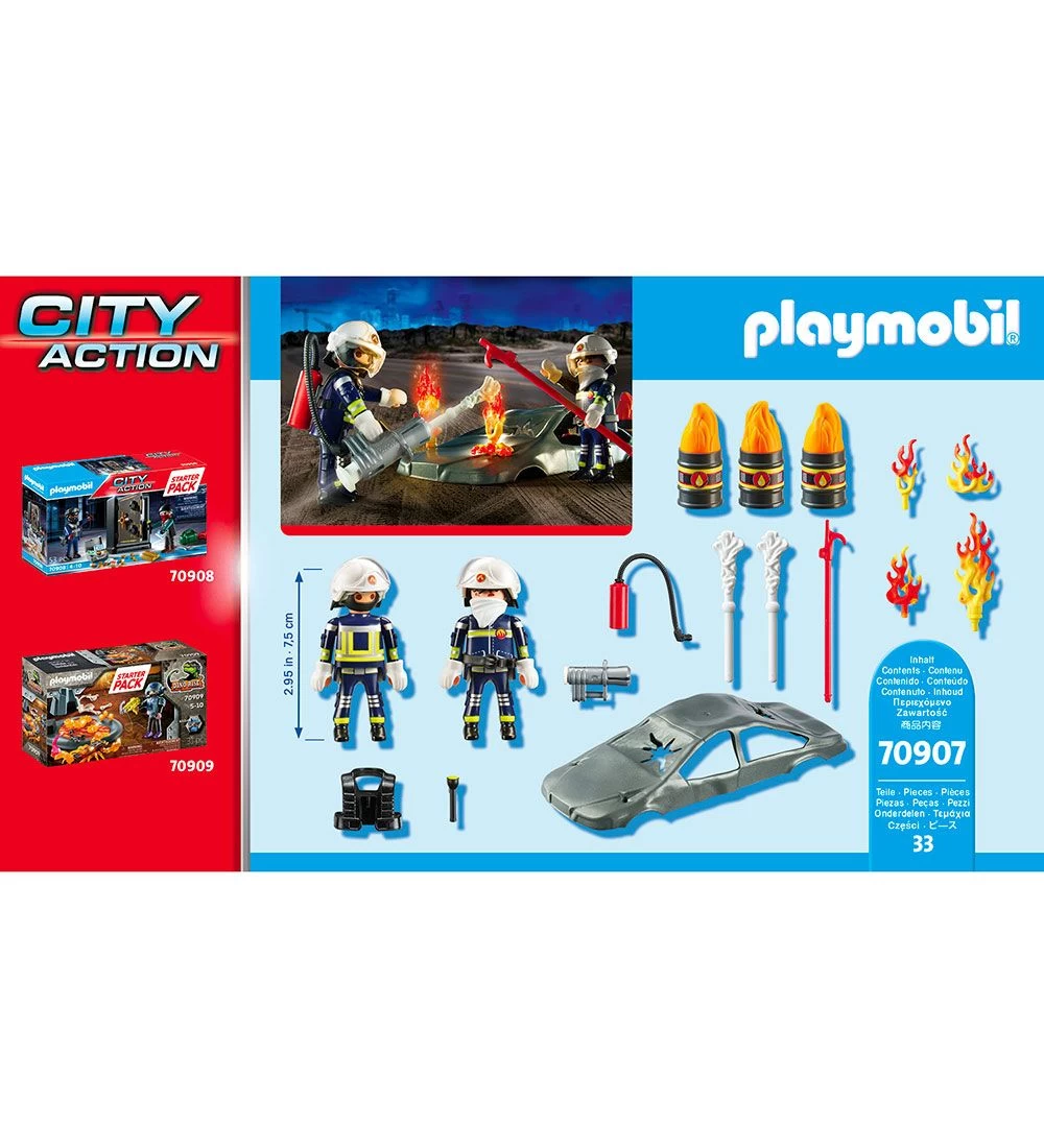 Playmobil City Action - Starter Pack Brandøvelser - 70907 - 33 D - Billede 2