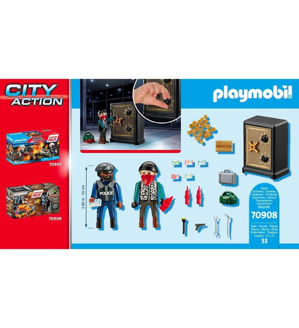 Playmobil City Action - Starter Pack Pengeskabstyv - 70908 - 53 - Billede 2