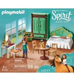 Playmobil Spirit - Lucky's Soveværelse - 9476 - 35 Dele