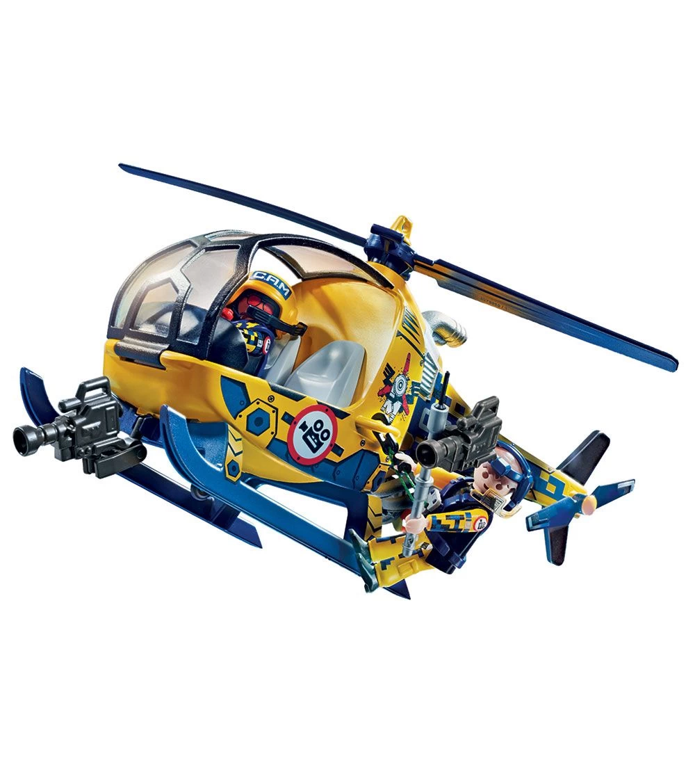 Playmobil Air Stuntshow - Filmhold-Helikopter - 70833 - 36 Dele - Billede 2
