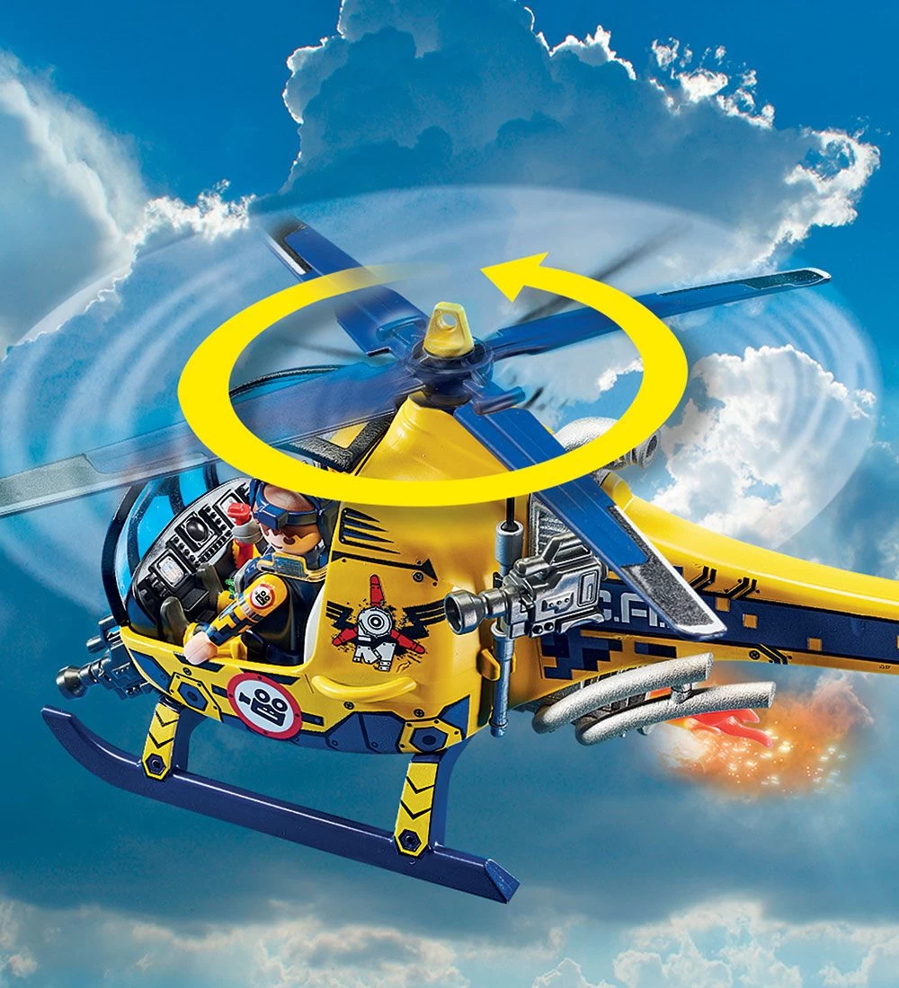 Playmobil Air Stuntshow - Filmhold-Helikopter - 70833 - 36 Dele - Billede 5