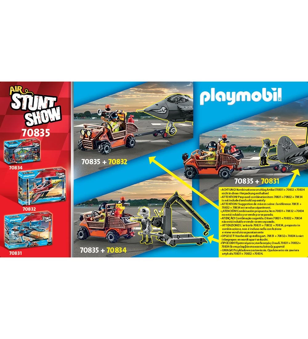 Playmobil Air Stuntshow - Mobil Reparationsservice - 70835 - 54 - Billede 3