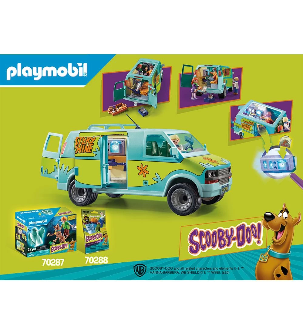 Playmobil Scooby-Doo - Mystery Machine - 70286 - 70 Dele - Billede 3