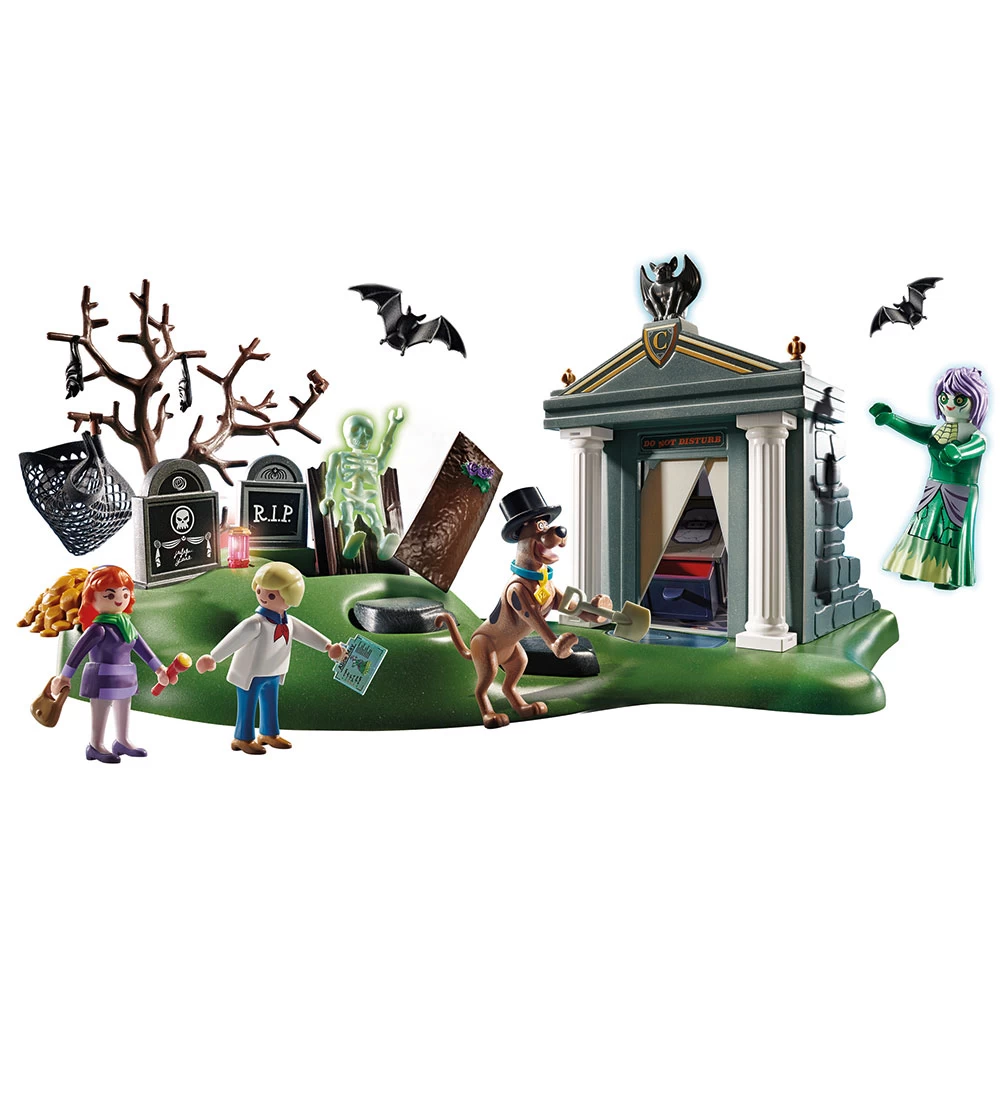 Playmobil Scooby-Doo - Eventyr På Kirkegården - 70362 - 70 Dele - Billede 3
