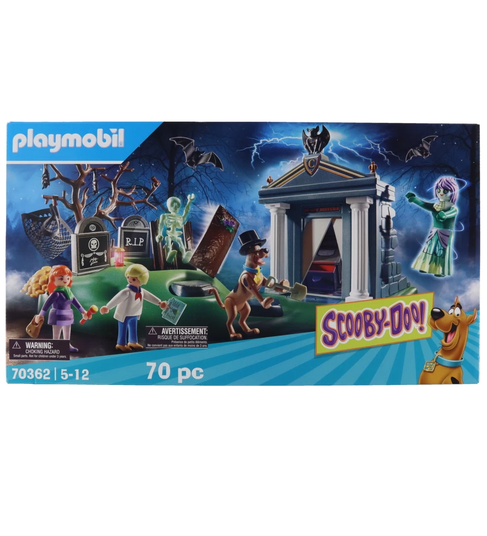 Playmobil Scooby-Doo - Eventyr På Kirkegården - 70362 - 70 Dele