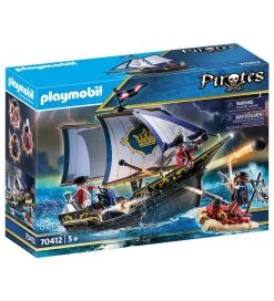 Playmobil Pirates - Rødjakkesejler - 70412 - 87 Dele