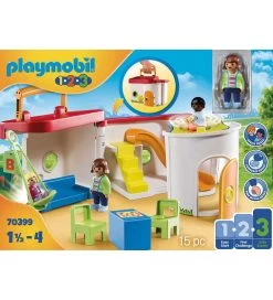 Playmobil 1.2.3 - Min Bærbare Børnehave - 70399 - 15 Dele