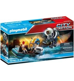 Playmobil City Action - Politi-Jetpack: Anholdelse Af Kunsttyven