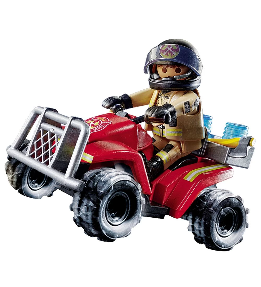 Playmobil City Action - Brandvæsen - Speed Quad - 71090 - 20 Del - Billede 2