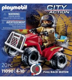 Playmobil City Action - Brandvæsen - Speed Quad - 71090 - 20 Del