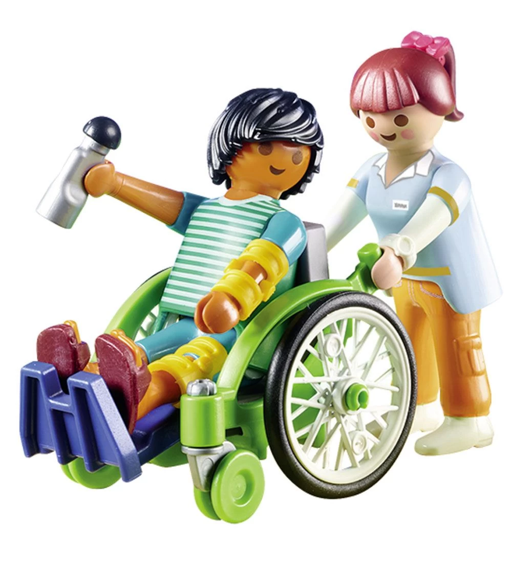 Playmobil City Life - Patient I Kørestol - 70193 - 20 Dele - Billede 2