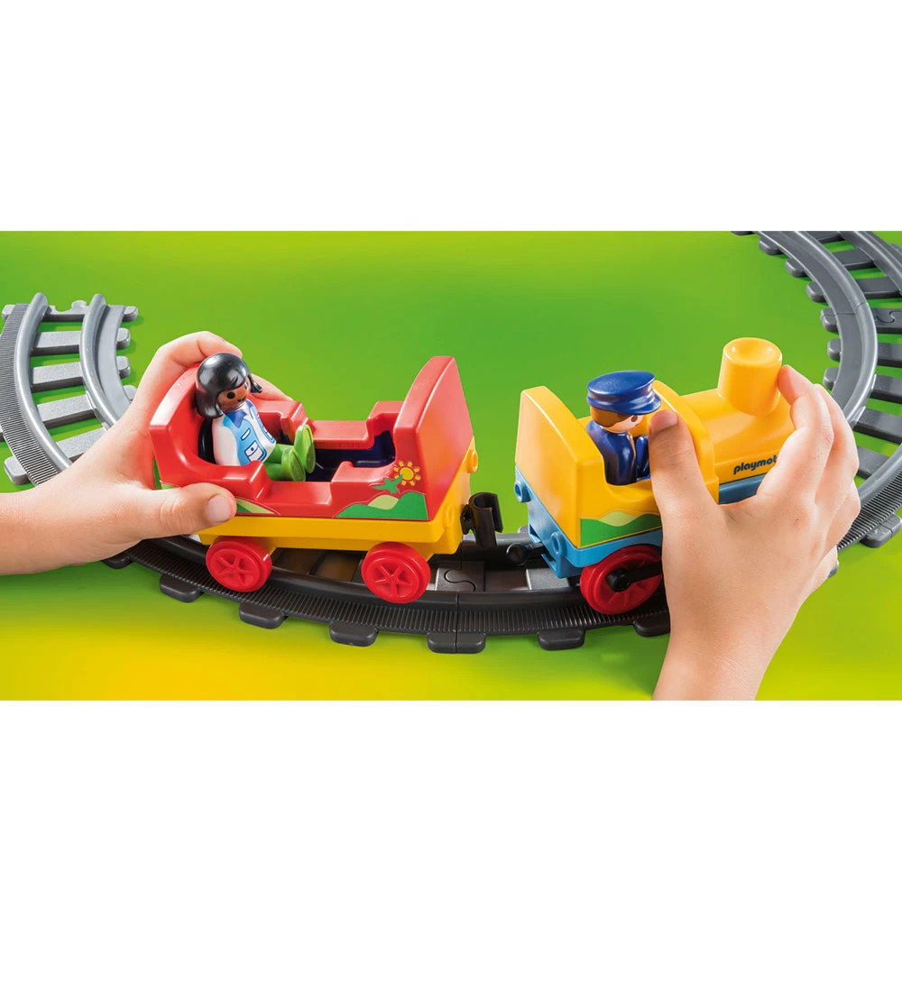 Playmobil 1.2.3 - Mit Første Togsæt - 70179 - 36 Dele - Billede 5